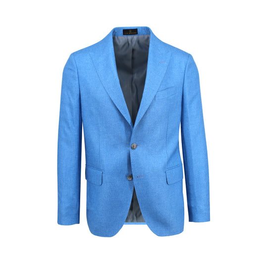 Aqua Silk and Cashmere Sport Coat