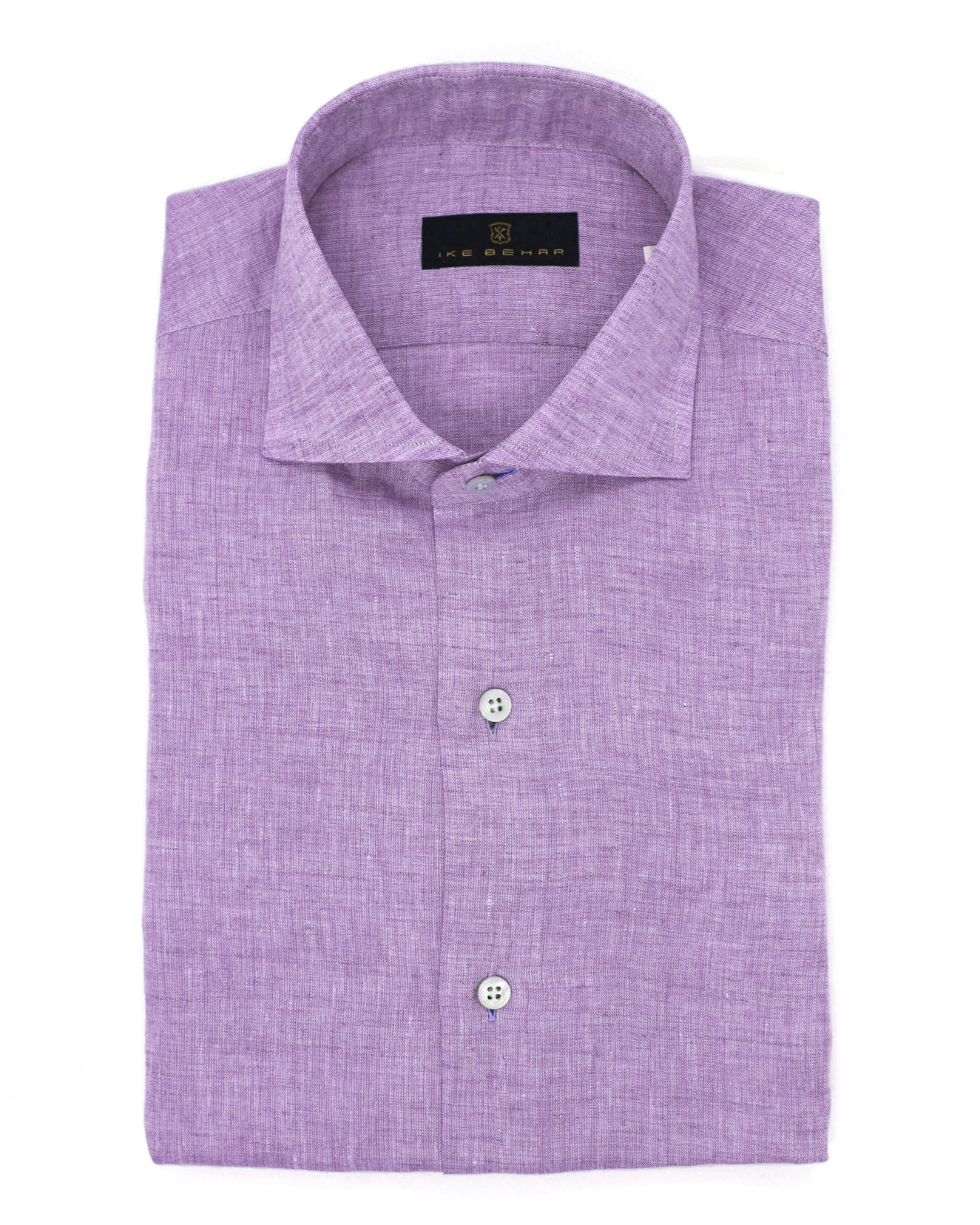 Violet Hand Finished Italian Linen Shirt XL