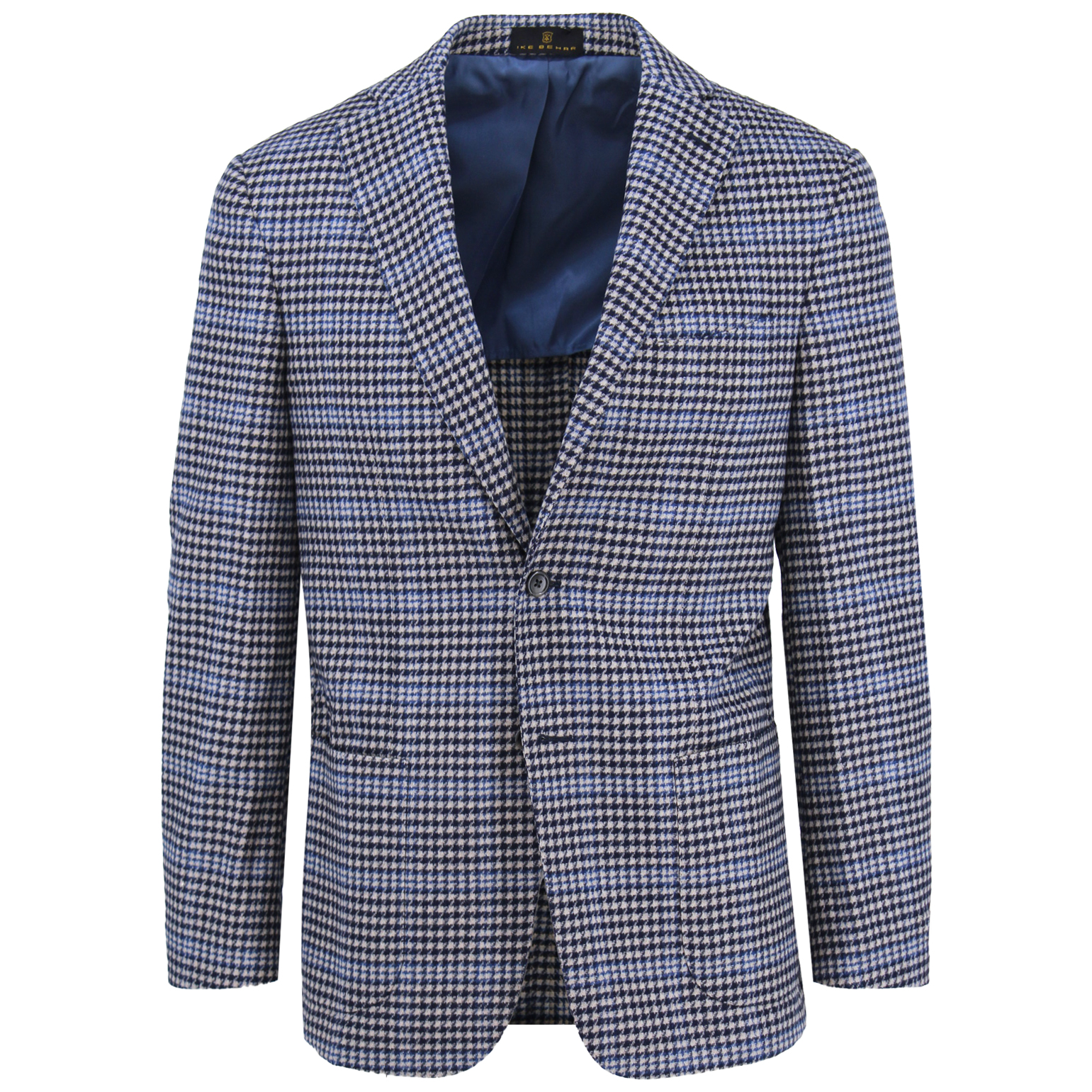 Men's Navy White Cashmere Sport Coat Jacket – Ike Behar