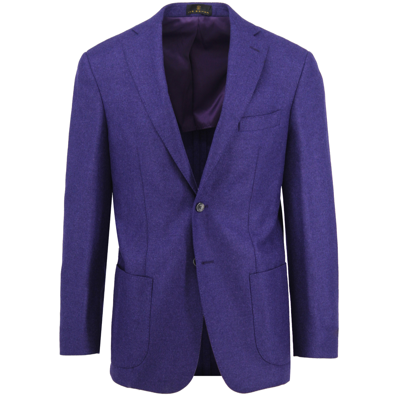 Men's Deep Purple Cashmere Sport Coat Jacket – Ike Behar