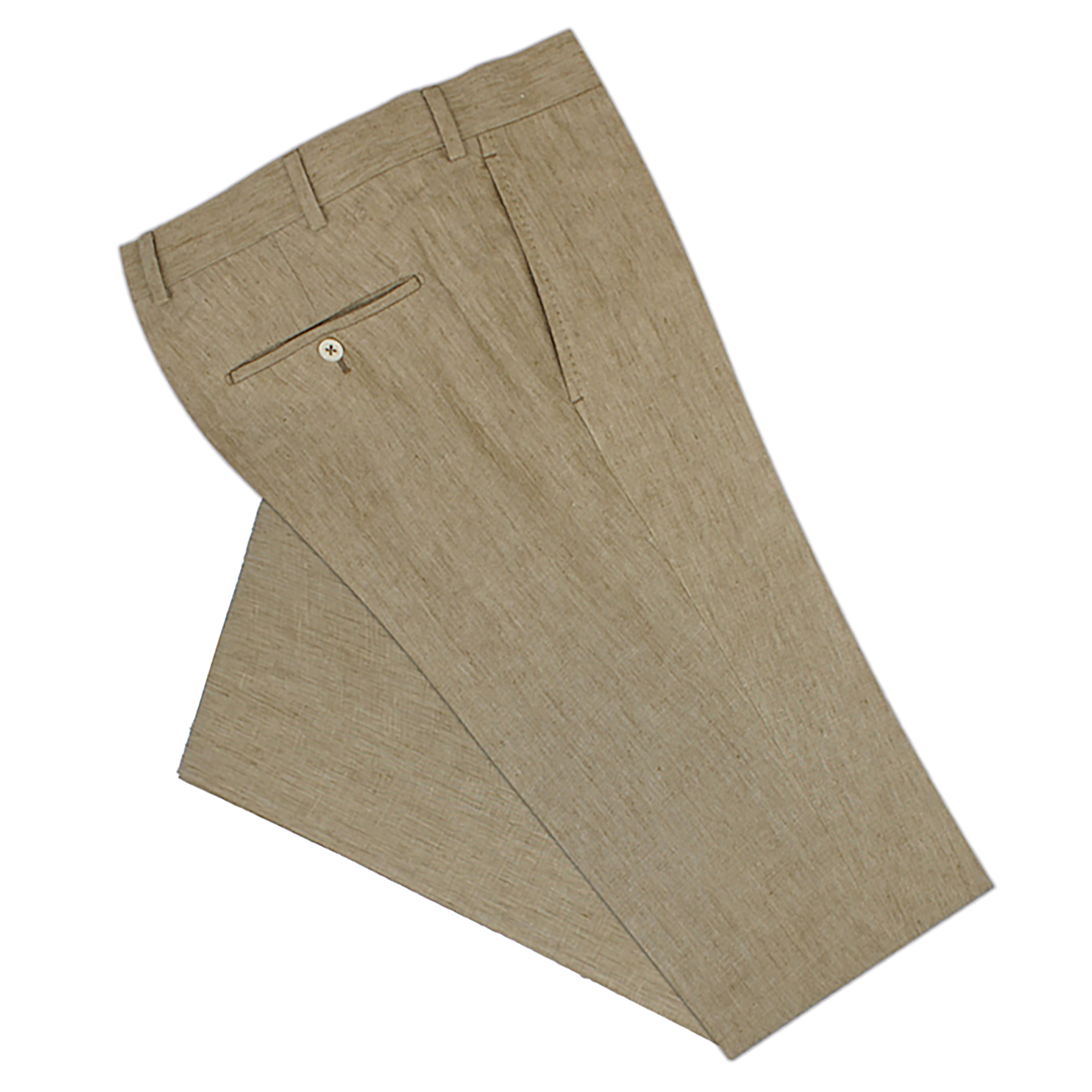 Tailored Khaki Linen Mens Dress Pants – Ike Behar