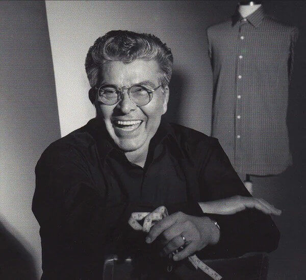 Portrait of Ike Behar, the renowned shirt-maker and founder of luxury menswear brand Ike Behar