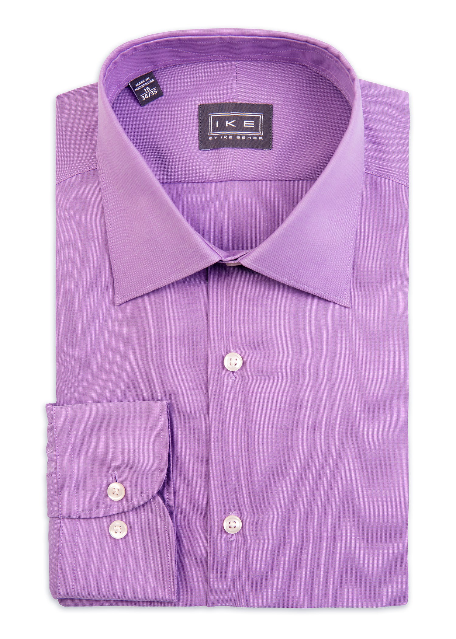 mens dress shirt 16 34/35 Mens Slim Fit Spread Collar Dress Shirt in White 16.5-32-33 / White
