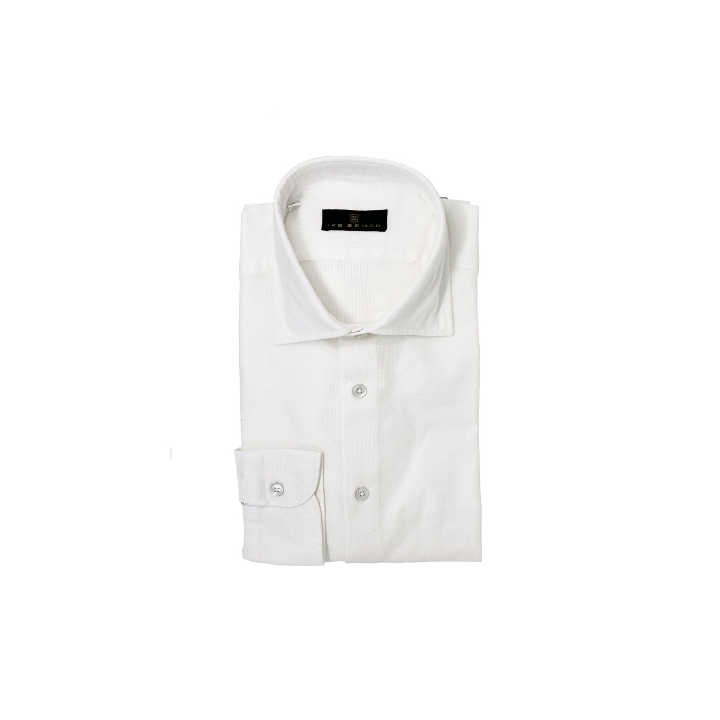 White Cotton Pique Shirt