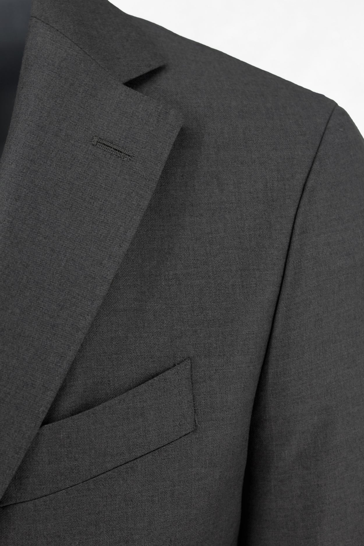 Notch Lapel Charcoal Suit