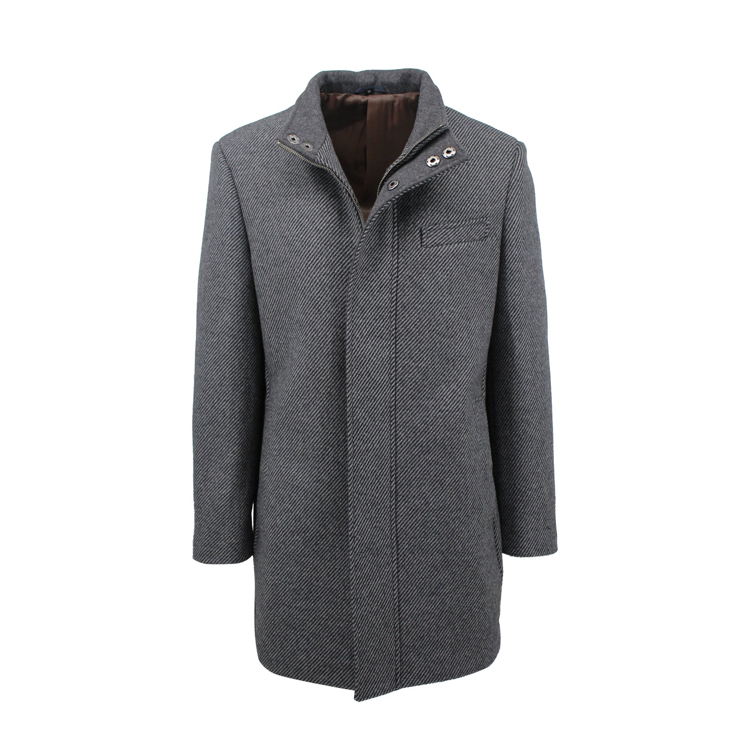 Grey Twill Georgetown Coat
