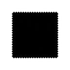 Solid black square swatch on a white background