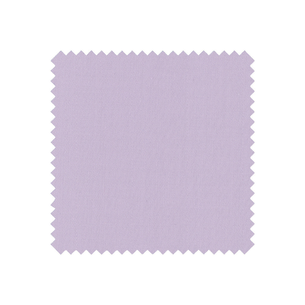 Swatch of light purple fabric on a white background