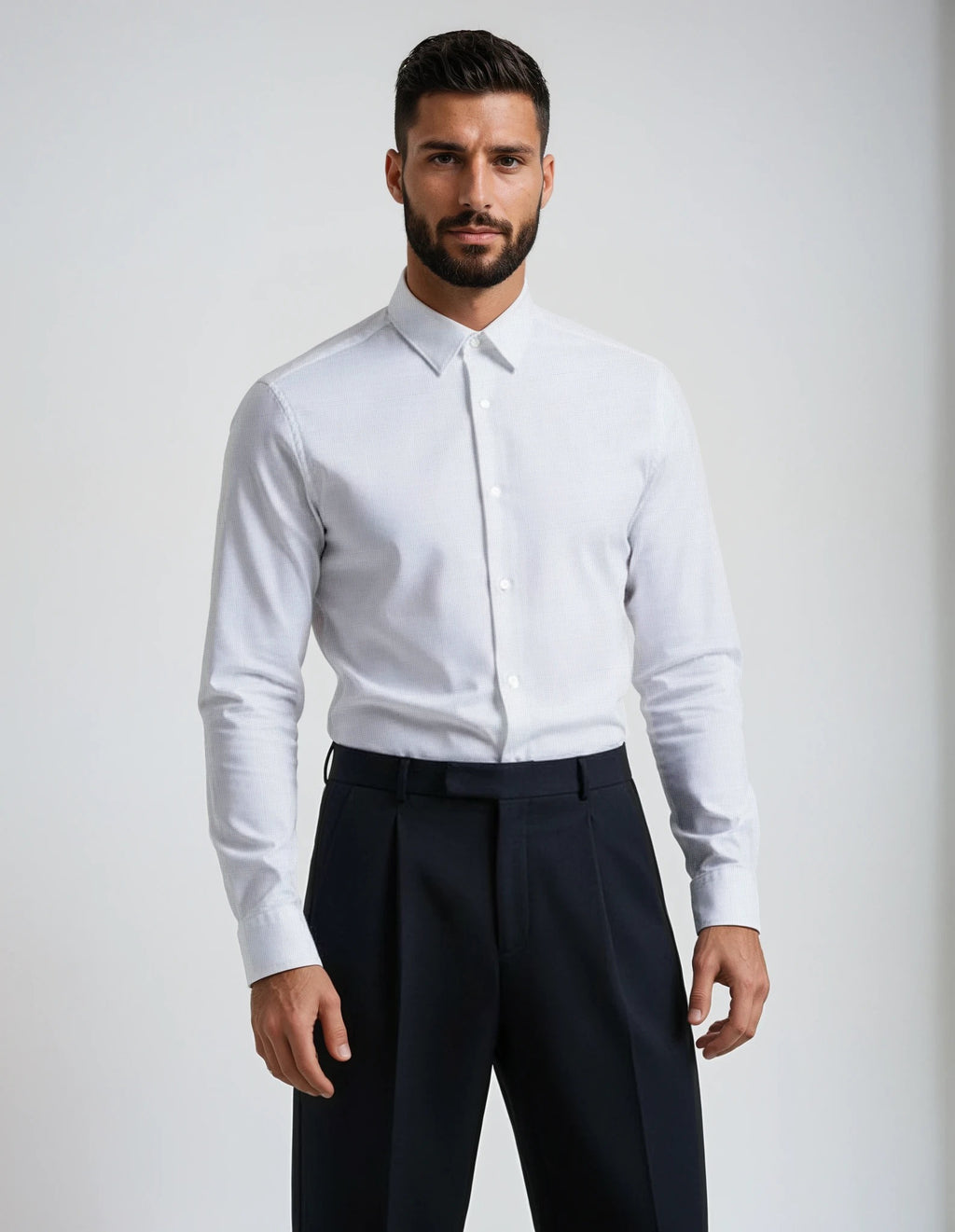 White Royal Oxford Made to Measure Shirt