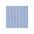 Blue and white striped pattern swatch on a white background