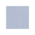 Blue and white striped fabric swatch on a white background