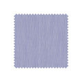 Blue and white striped fabric swatch on a white background