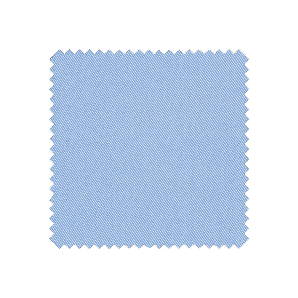 Light blue fabric swatch on a white background