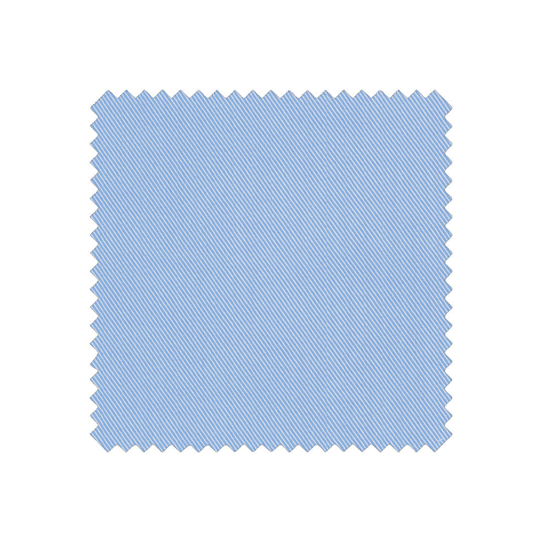 Light blue fabric swatch on a white background