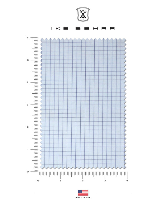 Blue Graph Check Made-to-Measure Dress Shirt
