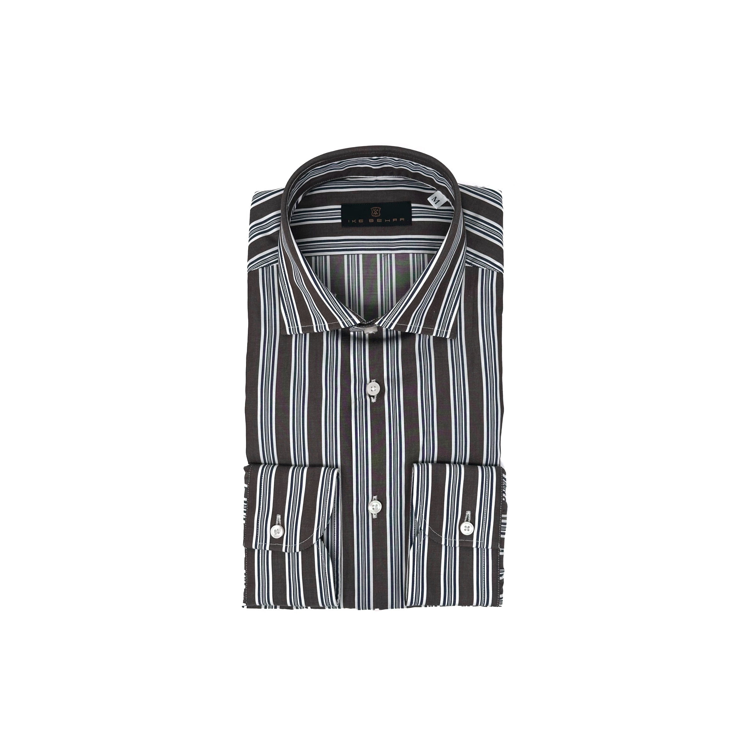 stripe dress shirts Horizontal Stripe Dress Shirt