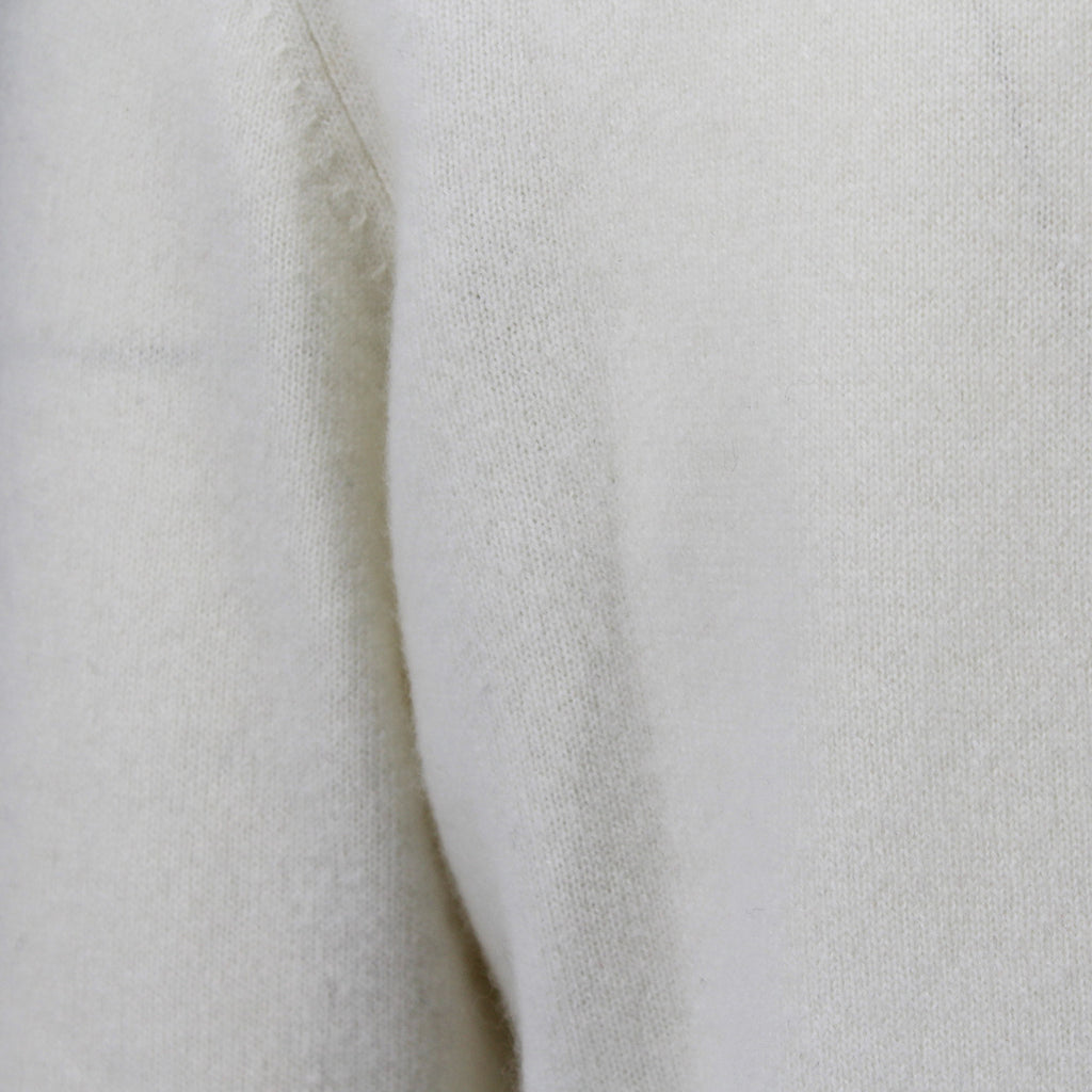 Ike Behar Men's White Haze Crewneck 100% Cashmere Sweater