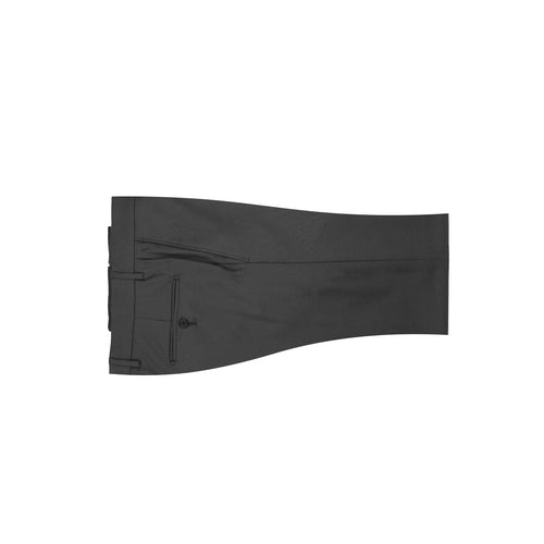 Loro Piana Twill Charcoal Black Men's Dress Pant. Shop stylish high-quality best mens dress pants by Ike Behar.