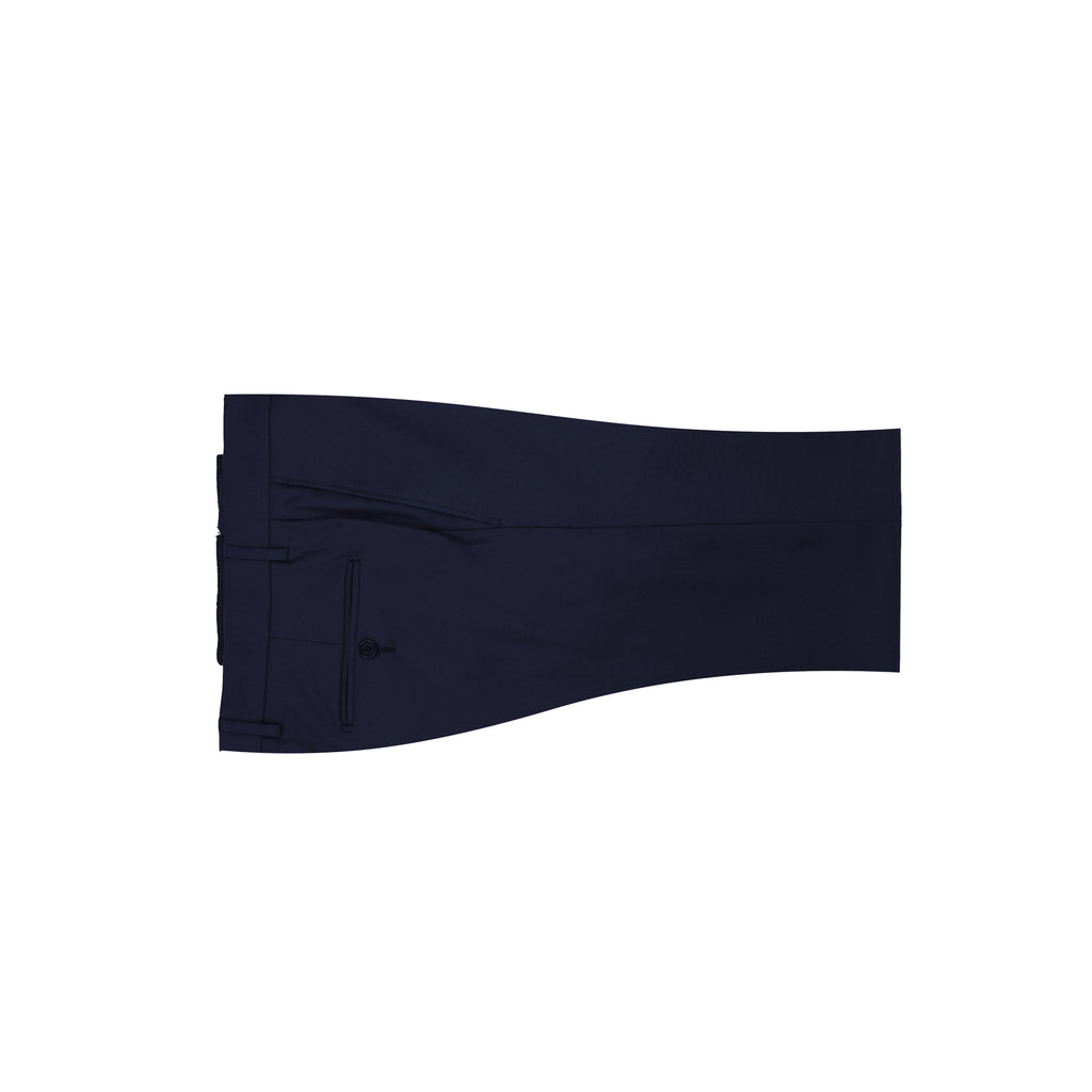 Loro Piana Twill Navy Men's Dress Pant. Shop stylish high-quality best mens dress pants by Ike Behar.