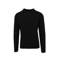 Men's black crewneck cashmere sweater made of 100% cashmere - Shop stylish high-quality mens sweaters by Ike Behar