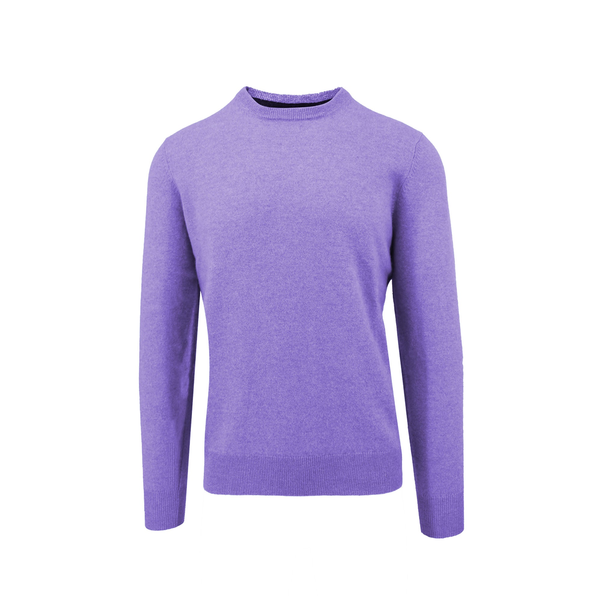 Purple sweater on a white background