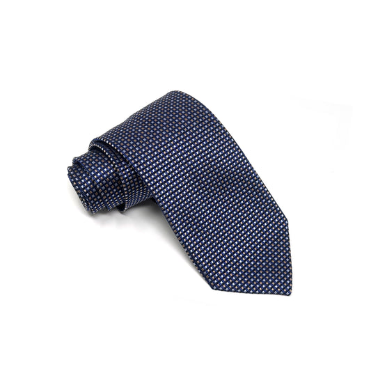 Men's Navy & Sky Silk Multi-Square Tie - Shop stylish high-quality mens ties by Ike Behar