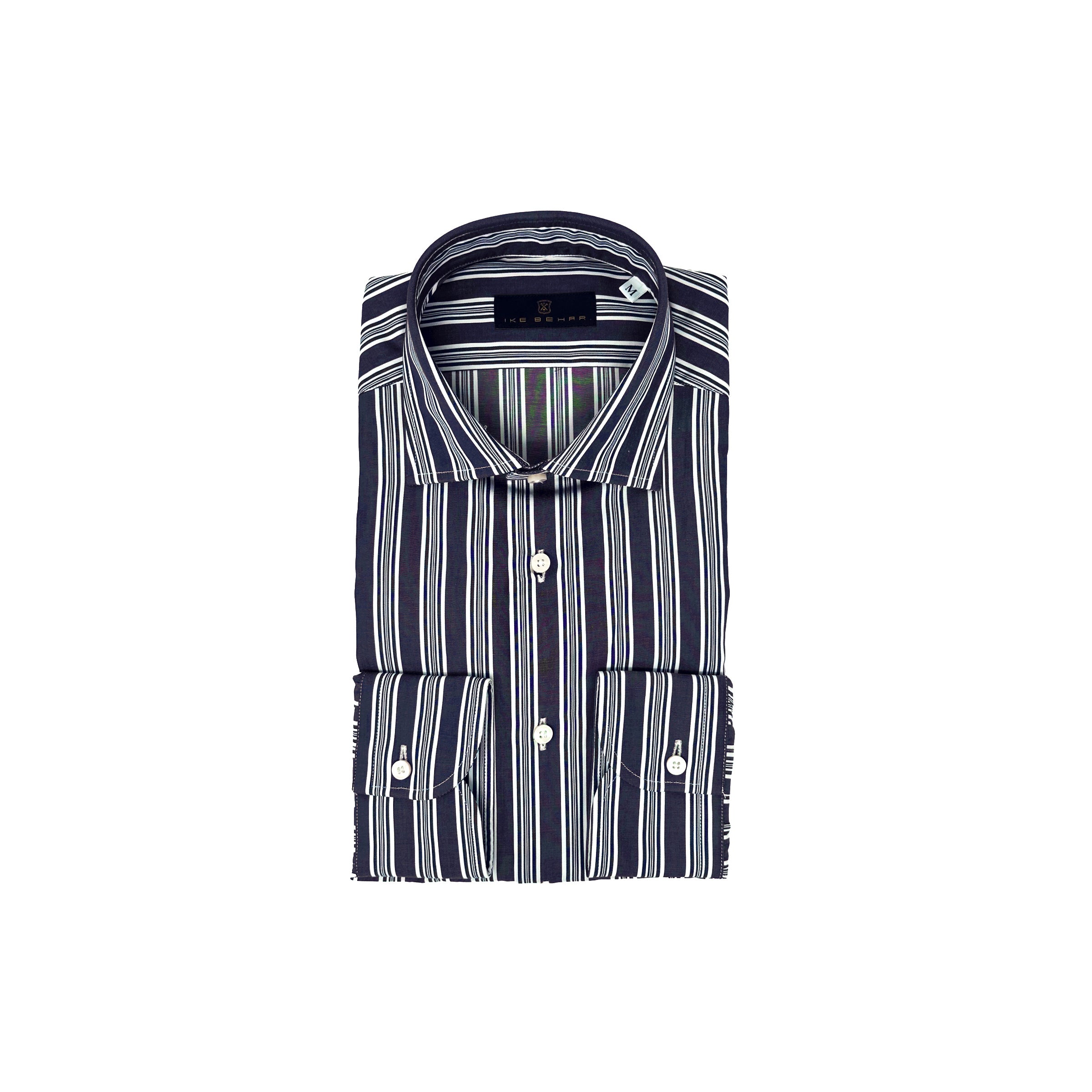 Navy Stripe Sport Shirt M Navy Stripe Sport Shirt M
