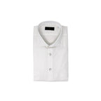 Men's White Two-Pocket Western Shirt. Shop stylish high-quality mens sport shirts by Ike Behar.