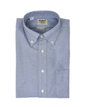 Men's blue oxford button-down shirt made of 100% cotton - Shop stylish high-quality mens shirts by Ike Behar