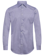 Charcoal Twill Natural Stretch Cotton Dress Shirt 17 Charcoal Twill Natural Stretch Cotton Dress Shirt 17