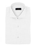 Classic White Hand Finished Italian Linen Shirt