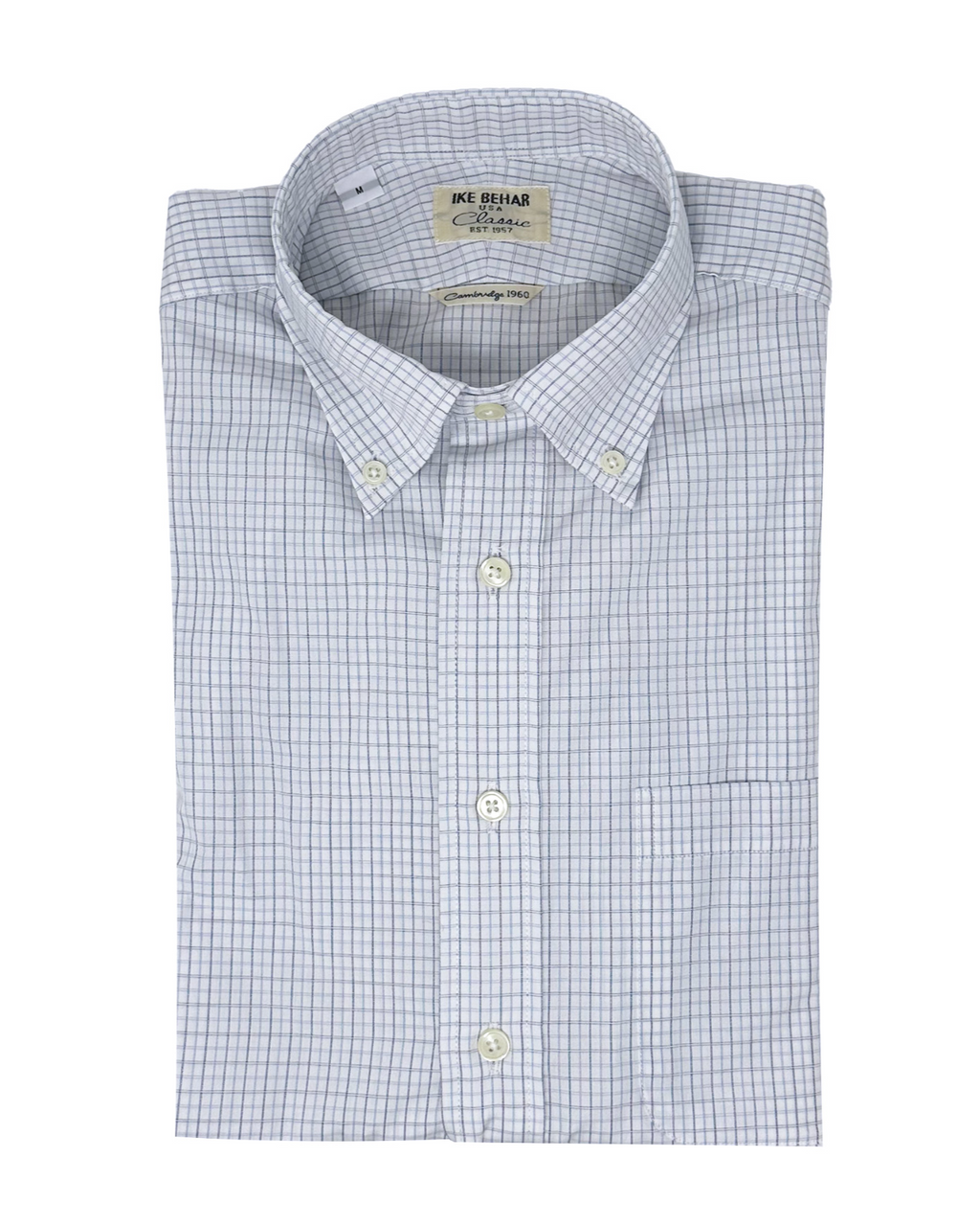 Men's Graph Check Button-Down Shirt – Ike Behar