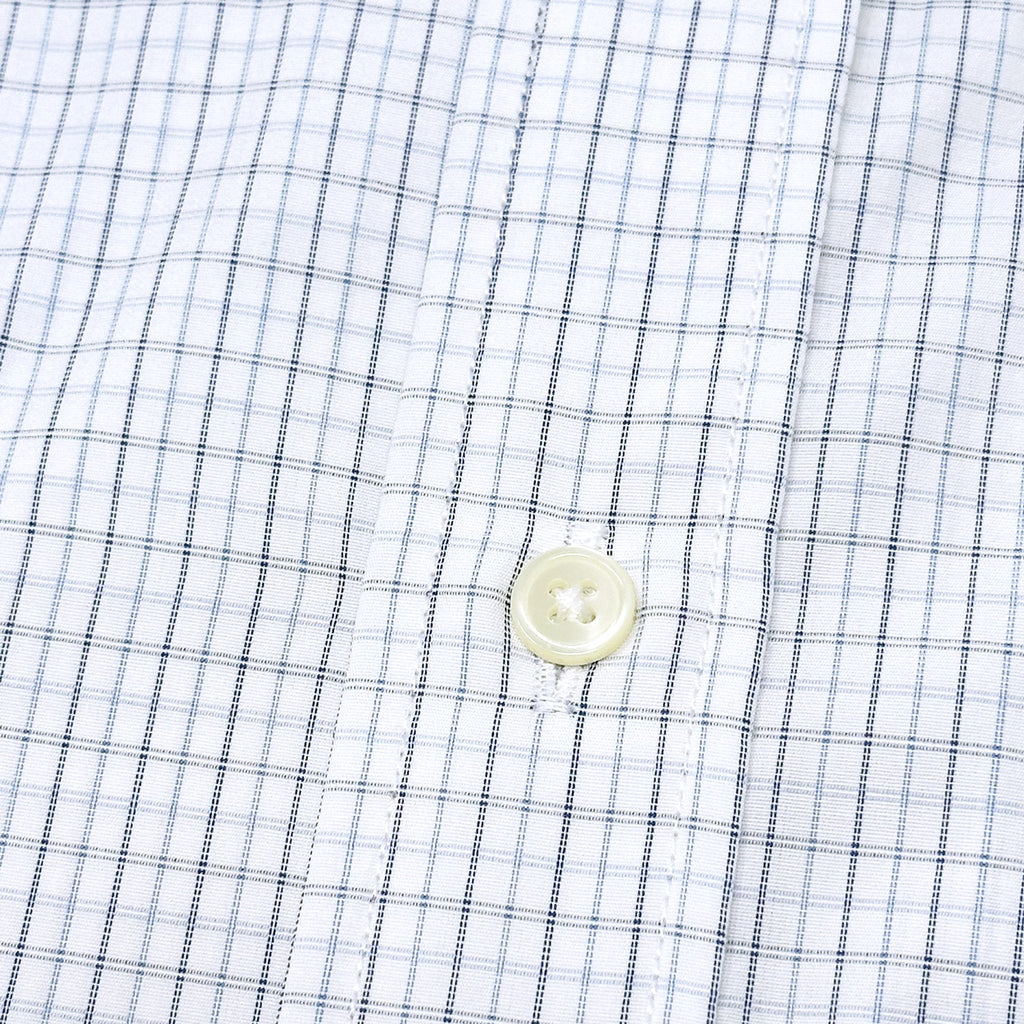 Men's graph check button-down shirt made of 100% cotton - Shop stylish high-quality mens shirts by Ike Behar