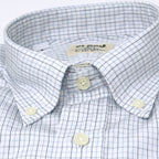 Men's graph check button-down shirt made of 100% cotton - Shop stylish high-quality mens shirts by Ike Behar