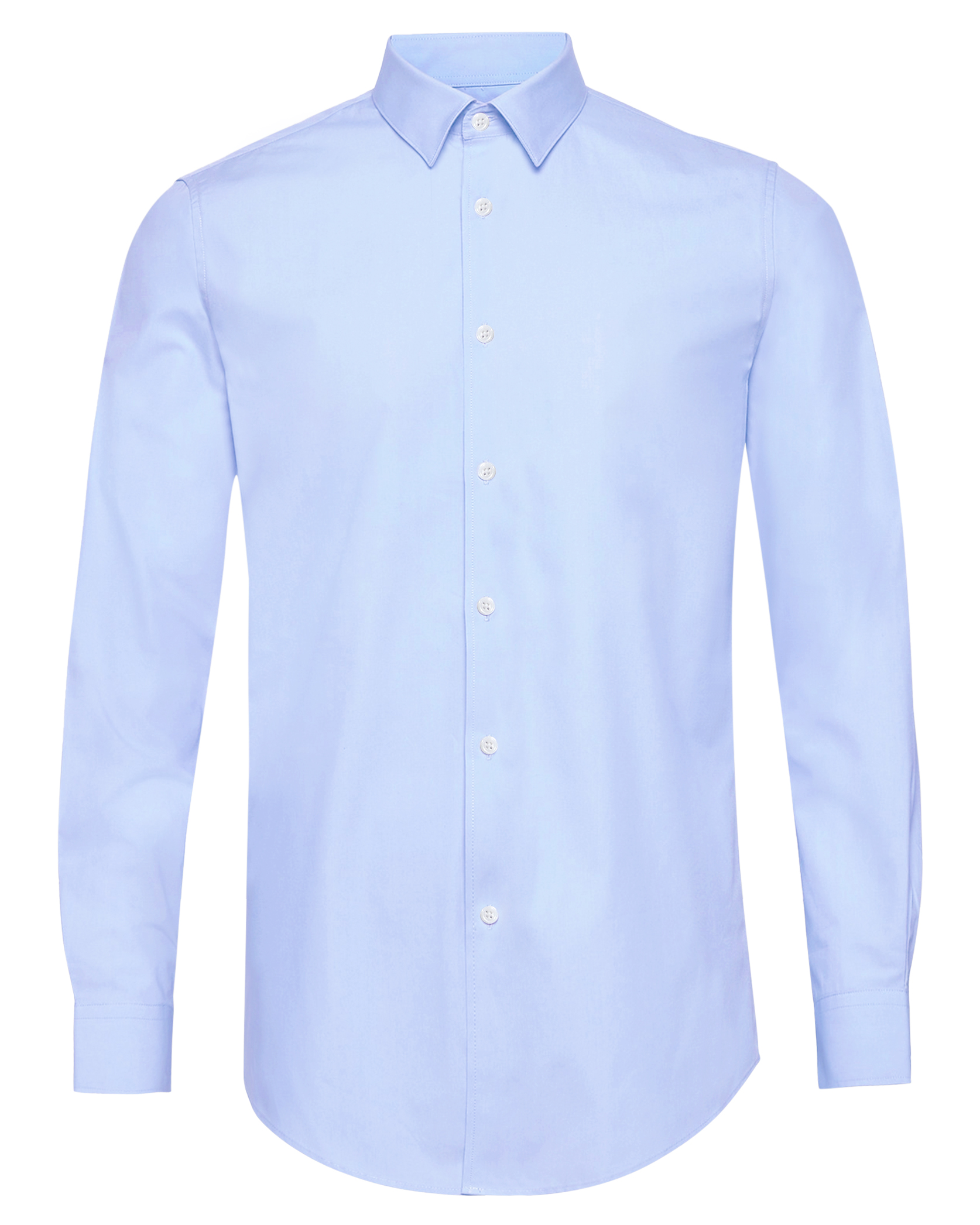 Light Blue Twill Natural Stretch Cotton Dress Shirt 18 Light Blue Twill Natural Stretch Cotton Dress Shirt 18