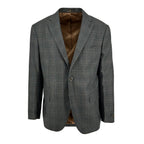Men's Olive Check New Zealand Merino Sport Coat made of 100% wool - Shop stylish high-quality mens sport coats by Ike Behar