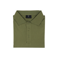 Men's olive three button polo T-shirt - Shop stylish high-quality mens polo t-shirt by Ike Behar