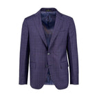 Men's plum check sport coat jacket made of 100% wool - Shop stylish high-quality mens sport coats by Ike Behar