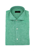 Sage Hand Finished Italian Linen Shirt