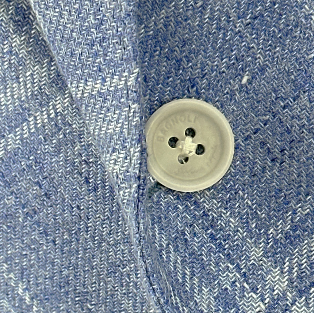 Men's sky blue and white check sport coat jacket made of linen cashmere blend - Shop stylish, high-quality mens jackets by Ike Behar