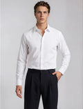 Classic White Twill Made in USA Dress Shirt