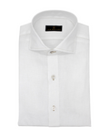 Men's button-down white shirt made of Italian linen - Shop stylish high-quality mens shirts by Ike Behar