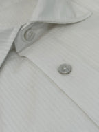 Men's white seersucker 100% cotton shirt - Shop stylish high-quality mens sport shirts by Ike Behar.