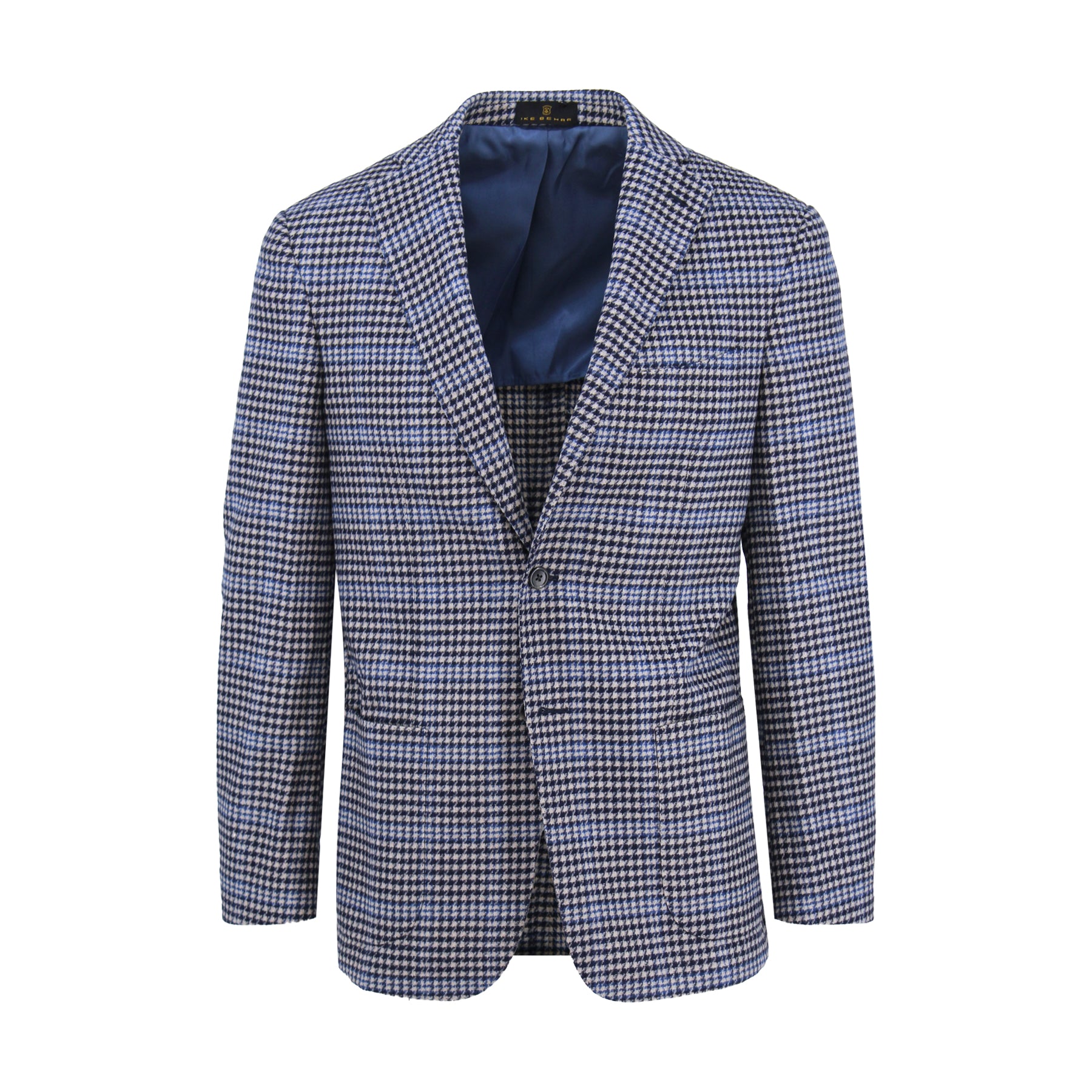 Men's Navy White Cashmere Sport Coat Jacket – Ike Behar
