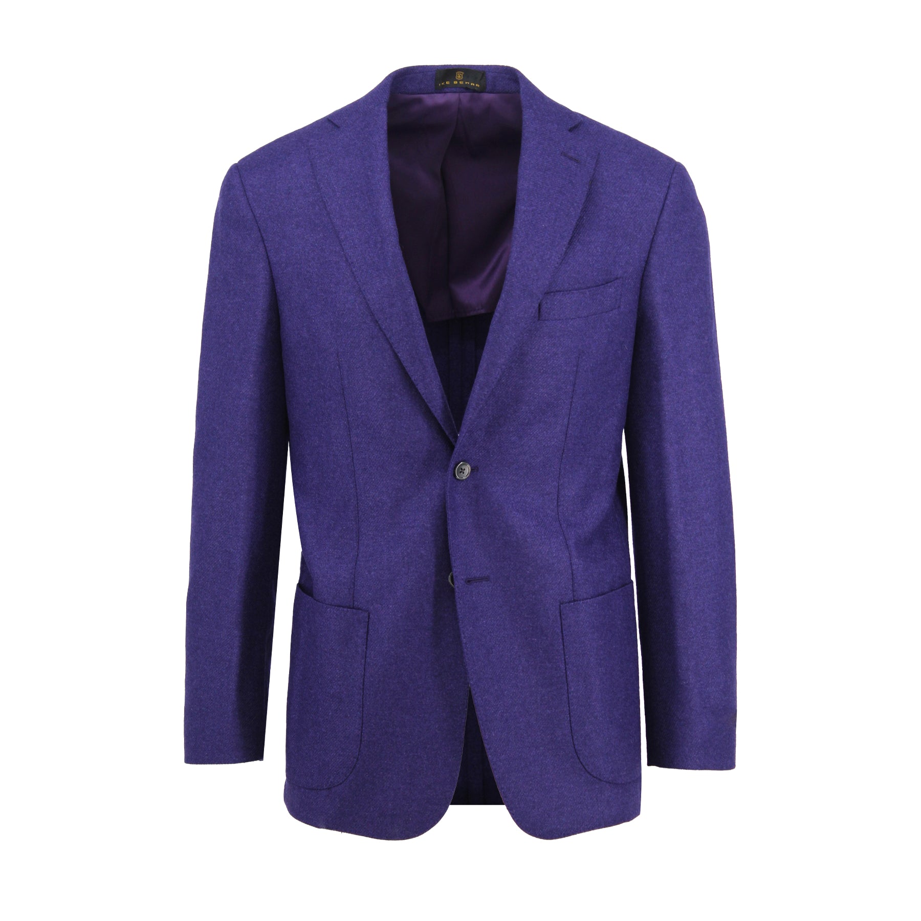 Men's Deep Purple Cashmere Sport Coat Jacket – Ike Behar