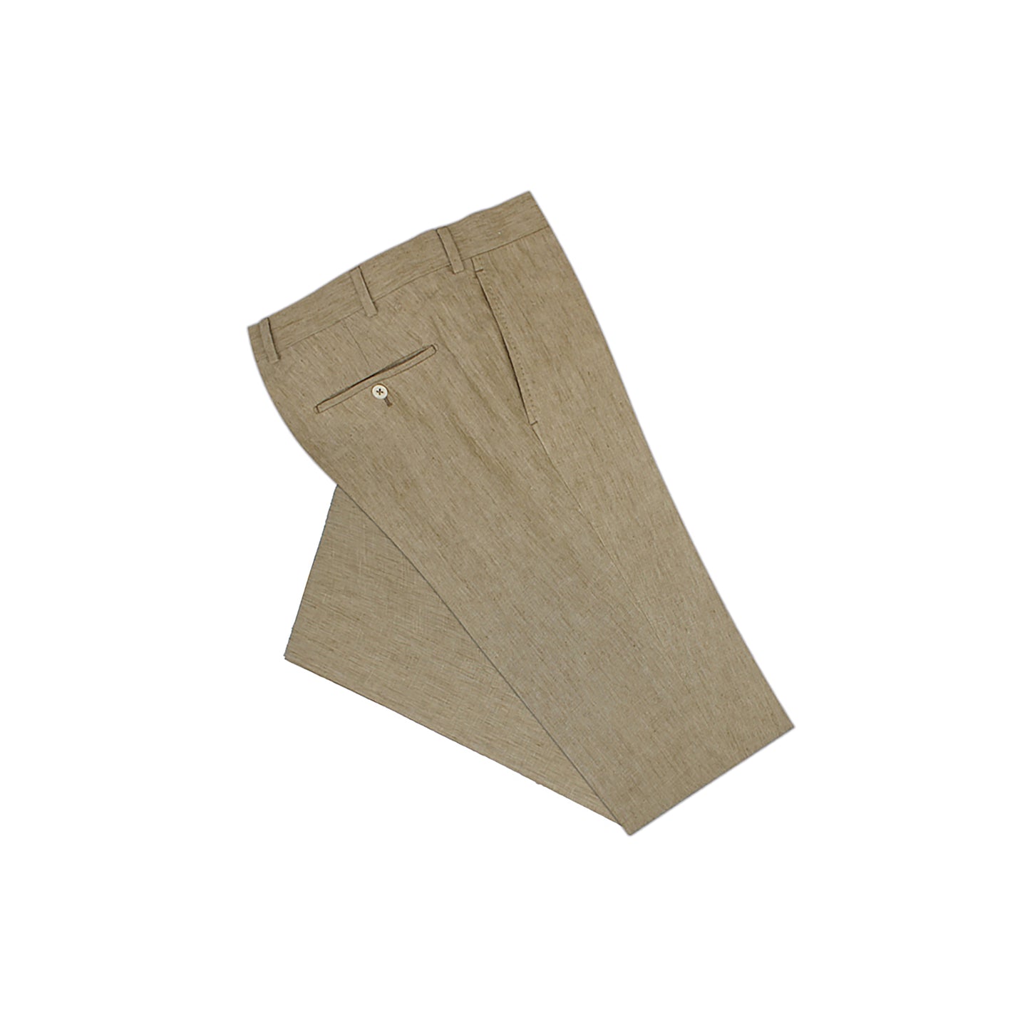 Tailored Khaki Linen Mens Dress Pants. Shop stylish high-quality best mens dress pants by Ike Behar.