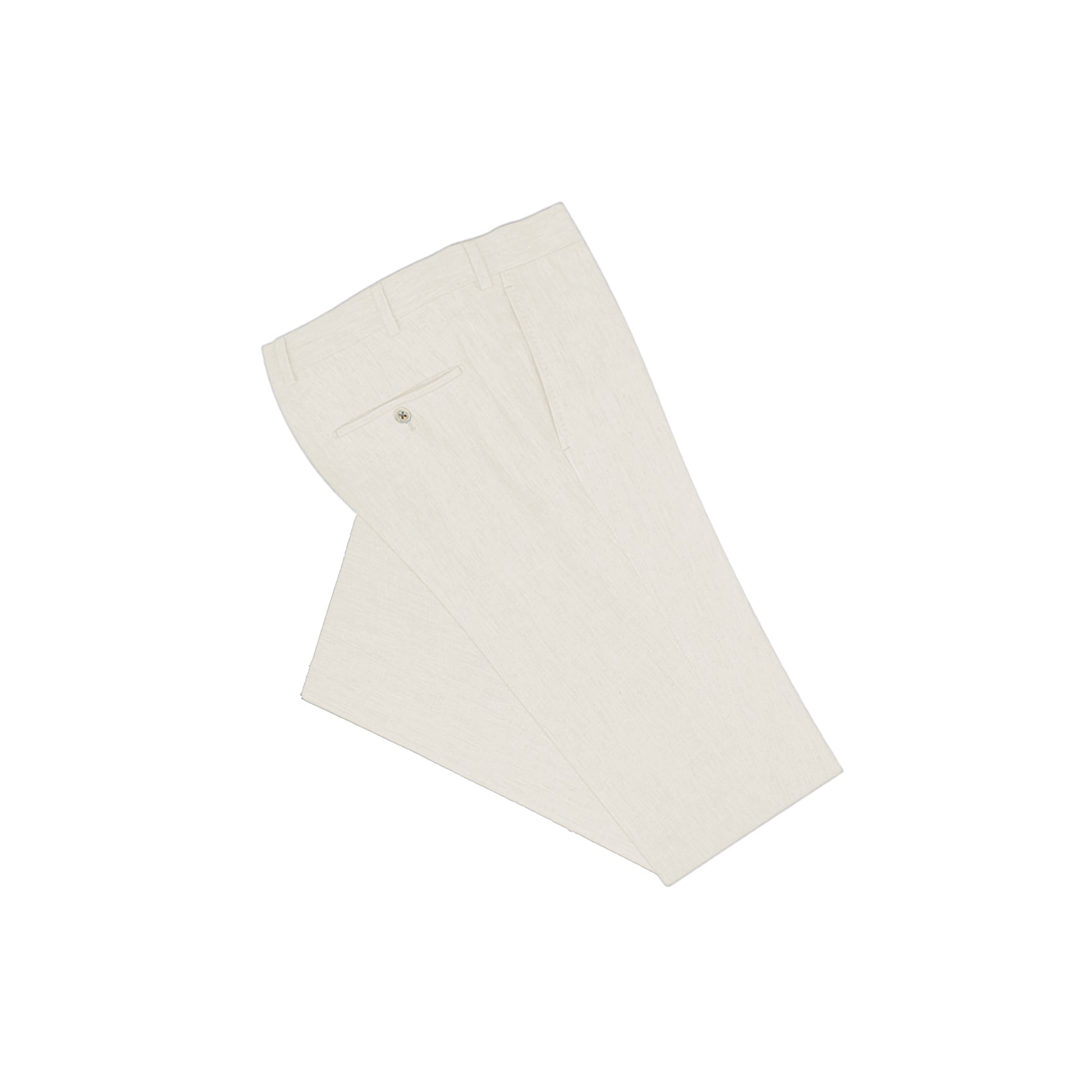 Tailored White Linen Mens Dress Pants. Shop stylish high-quality best mens dress pants by Ike Behar.