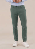 Moss Italian Stretch Cotton Chino Pant