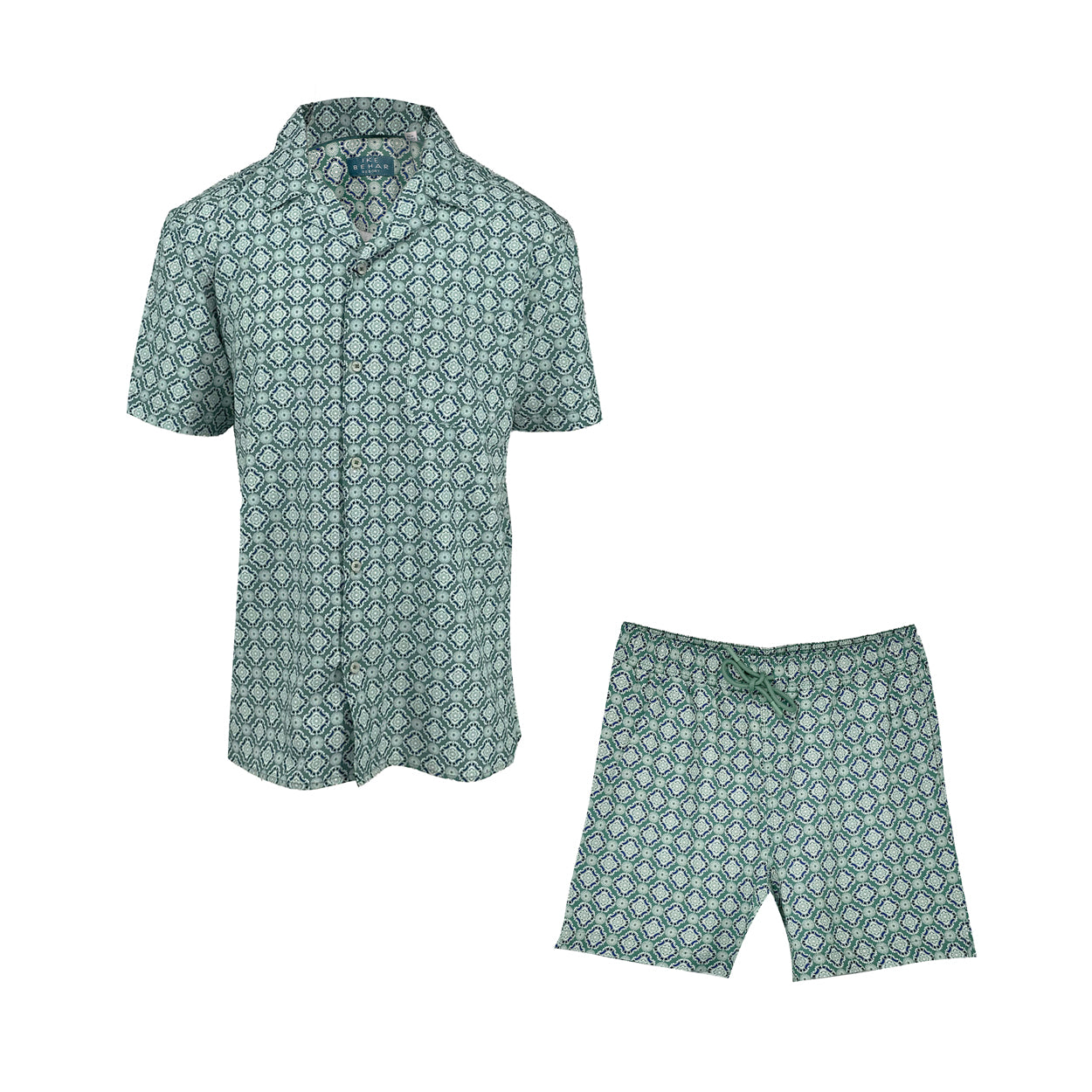 Spa Green Top & Bottom Cabana Swim Set