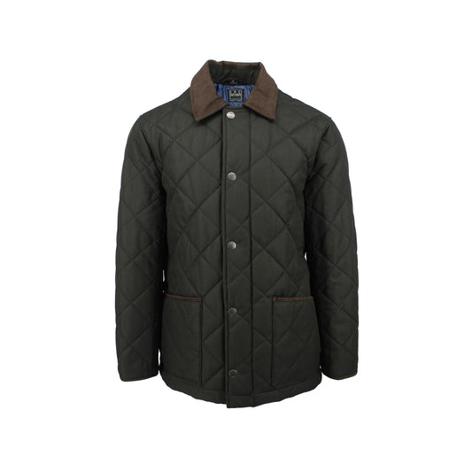 Olive Enfield Quilted Jacket